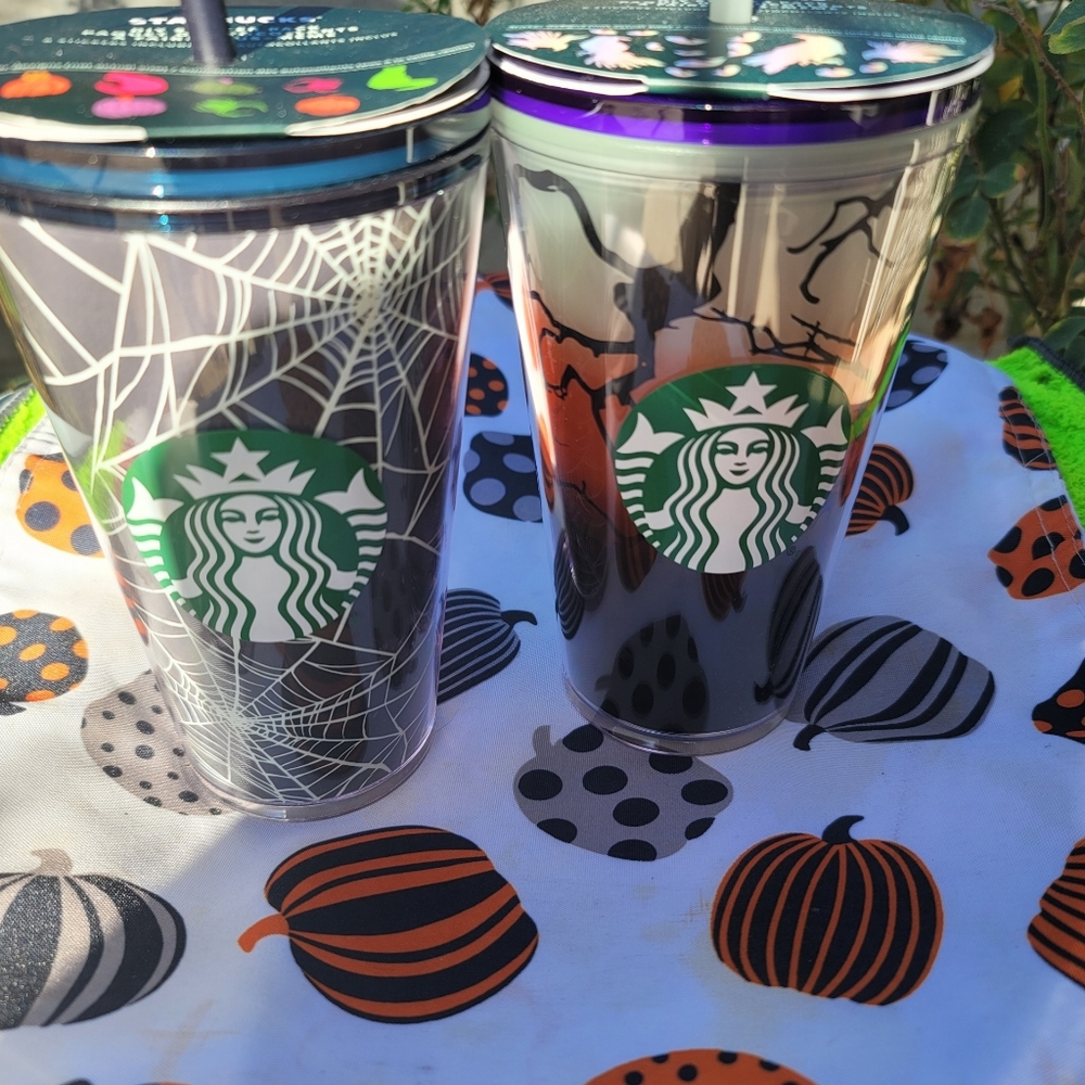 Starbuck cup halloween 2021 and 2022 limited edition